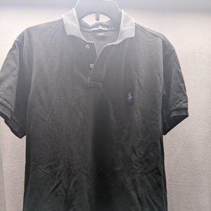 Polo Ralph Lauren  Black Polo Mens L